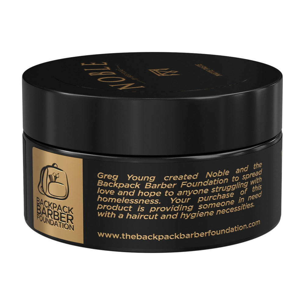 Noble By Greg Young paste rinse-out formula washes out easily with water.