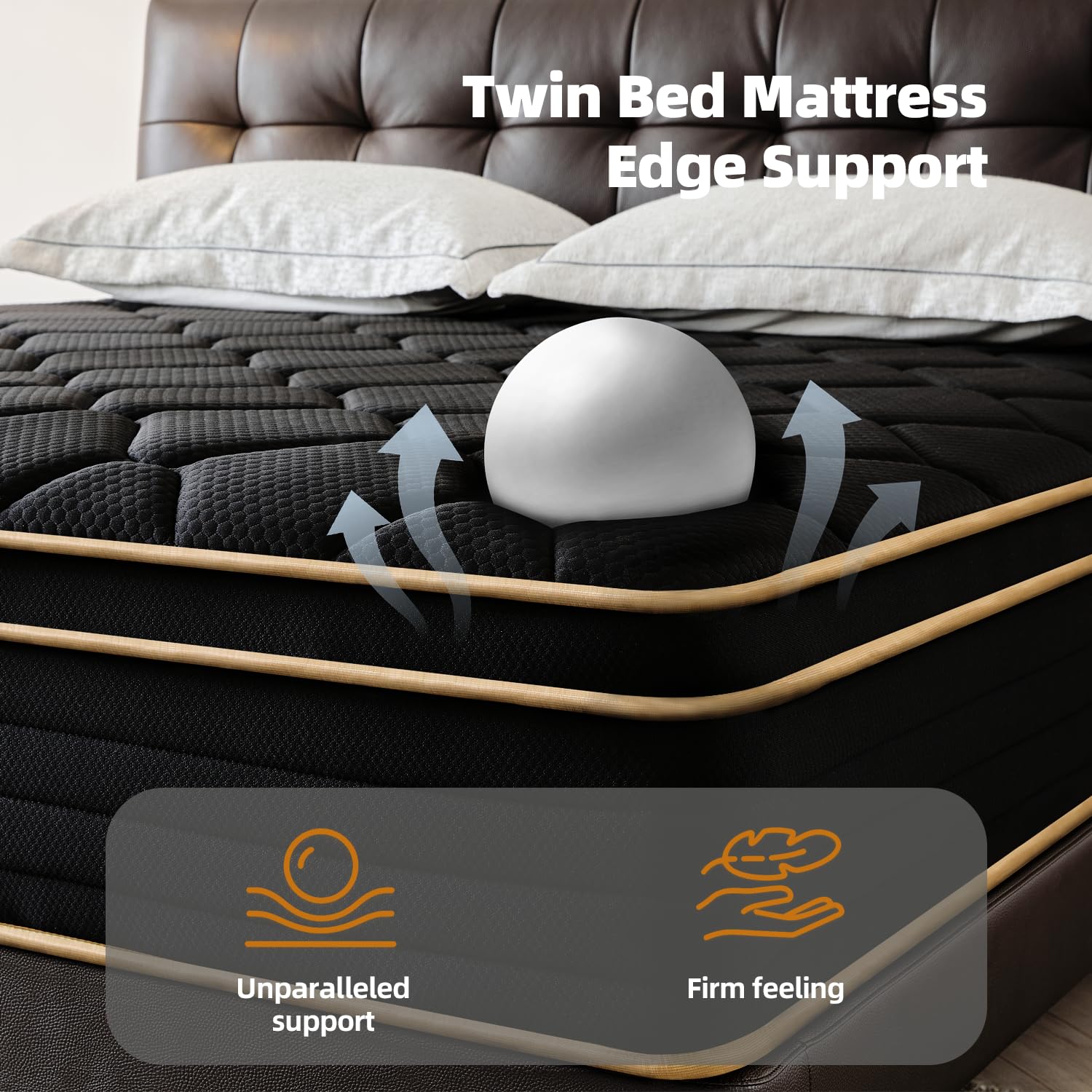 Nocavellis medium-firm feel offers balanced support for many sleepers.