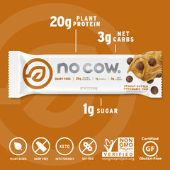 No Cow low-sugar high-fiber snack supports fullness and digestive well-being.