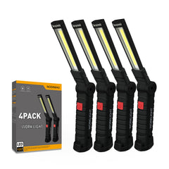 NODINIHU working light with magnetic base for secure metal mounting during repairs.