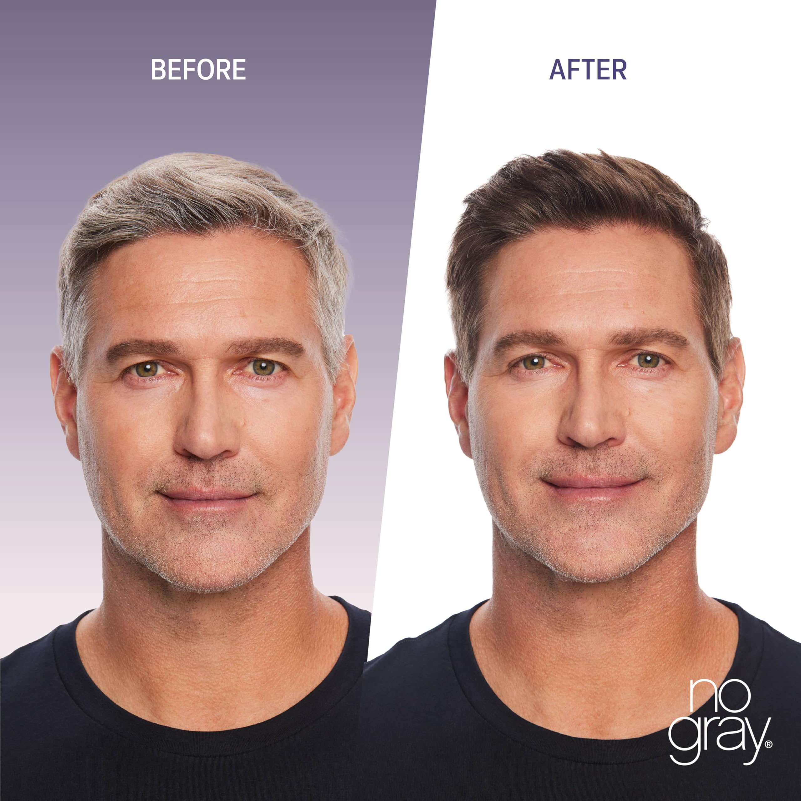 No Gray Quick Color Shampoo highlights Hyaluronic YouthRenew blend for nourished-looking hair.