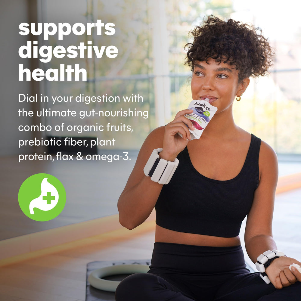 NOKA plant-based smoothie with cherries and acai for daily energy