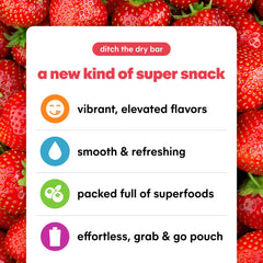 NOKA strawberry pineapple pouch in a tote for easy packing.