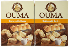 Nola Ouma Rusks 2x500g duo, ideal for dunking with coffee.