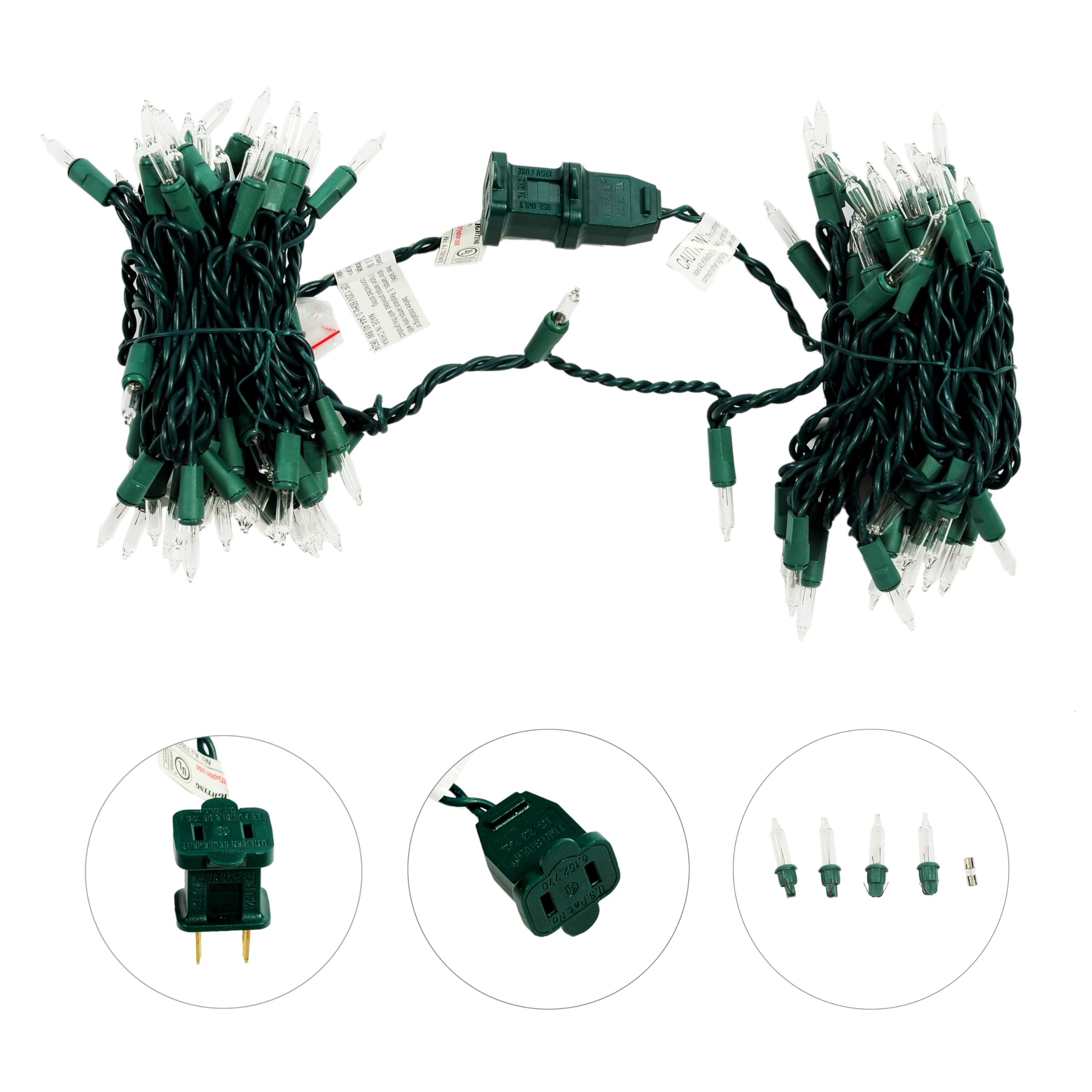 NOMA INLITEN IMPORT spare bulbs and fuse included for maintenance.