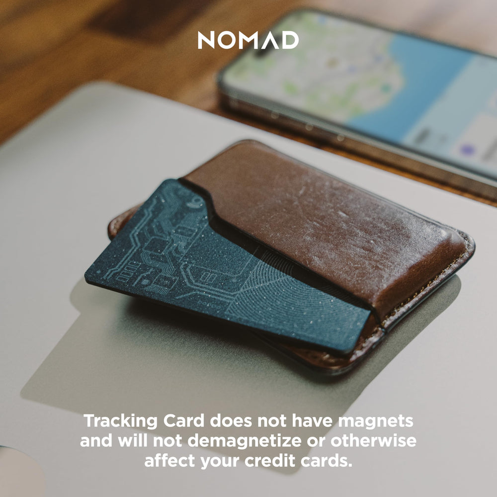 Nomad Tracking Card Air Carbide rechargeable battery setup and use.