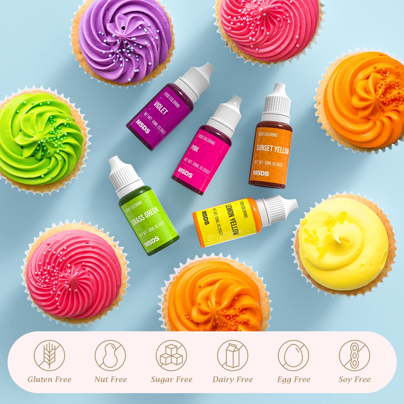 Nomeca Easter egg coloring kit for bright, even egg colors.