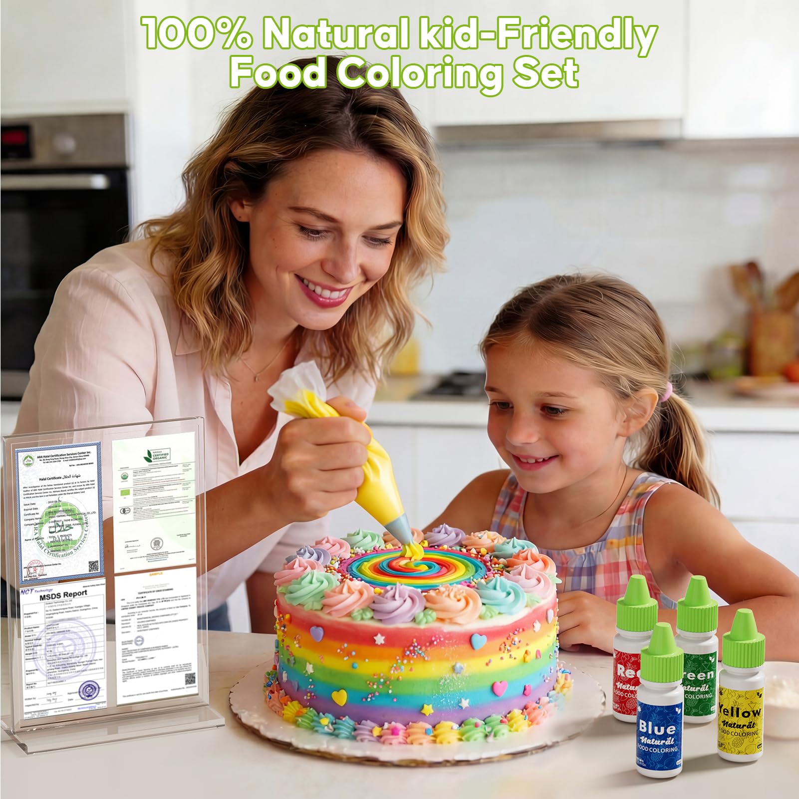 Nomeca fondant decorating with natural color for striking designs