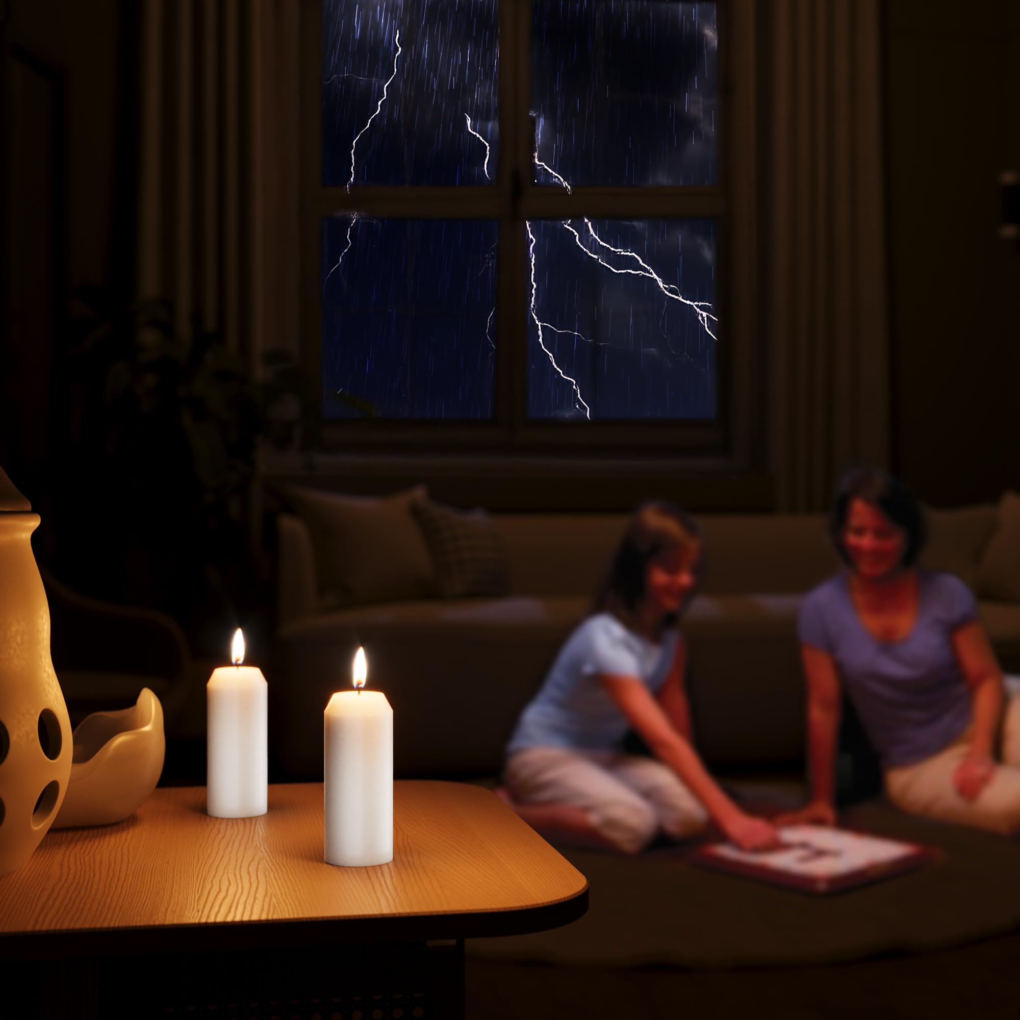 NOMFIX burn-time tested indoors, reliable emergency lighting you can count on.