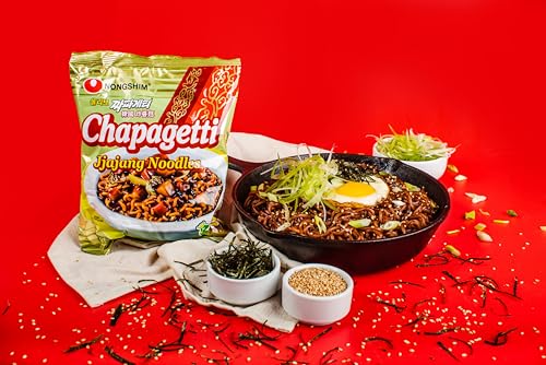 Nongshim Chapagetti dry noodles form the base.