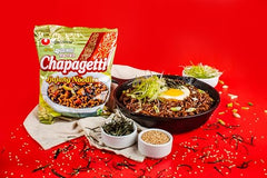 Nongshim Chapagetti dry noodles form the base.