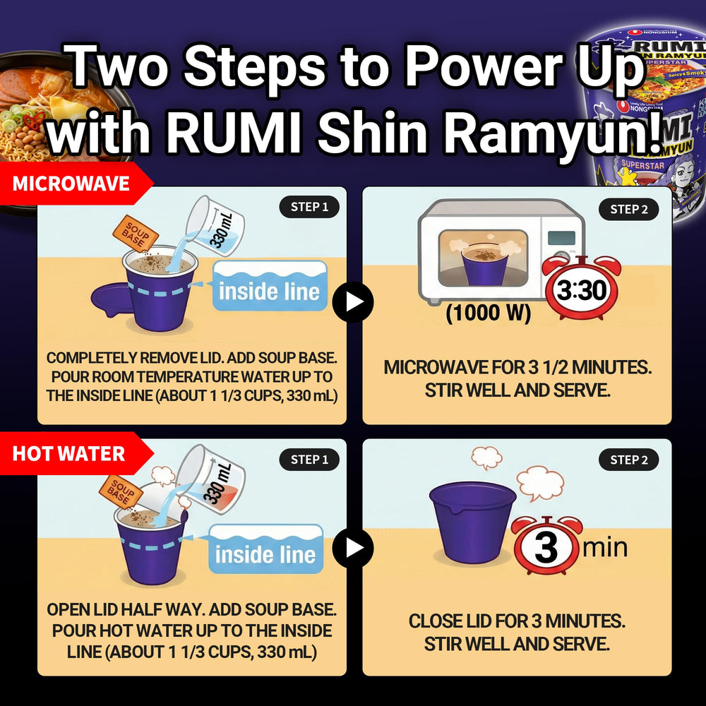 Shin Ramyun Superstar steaming cup releasing inviting aroma and warmth