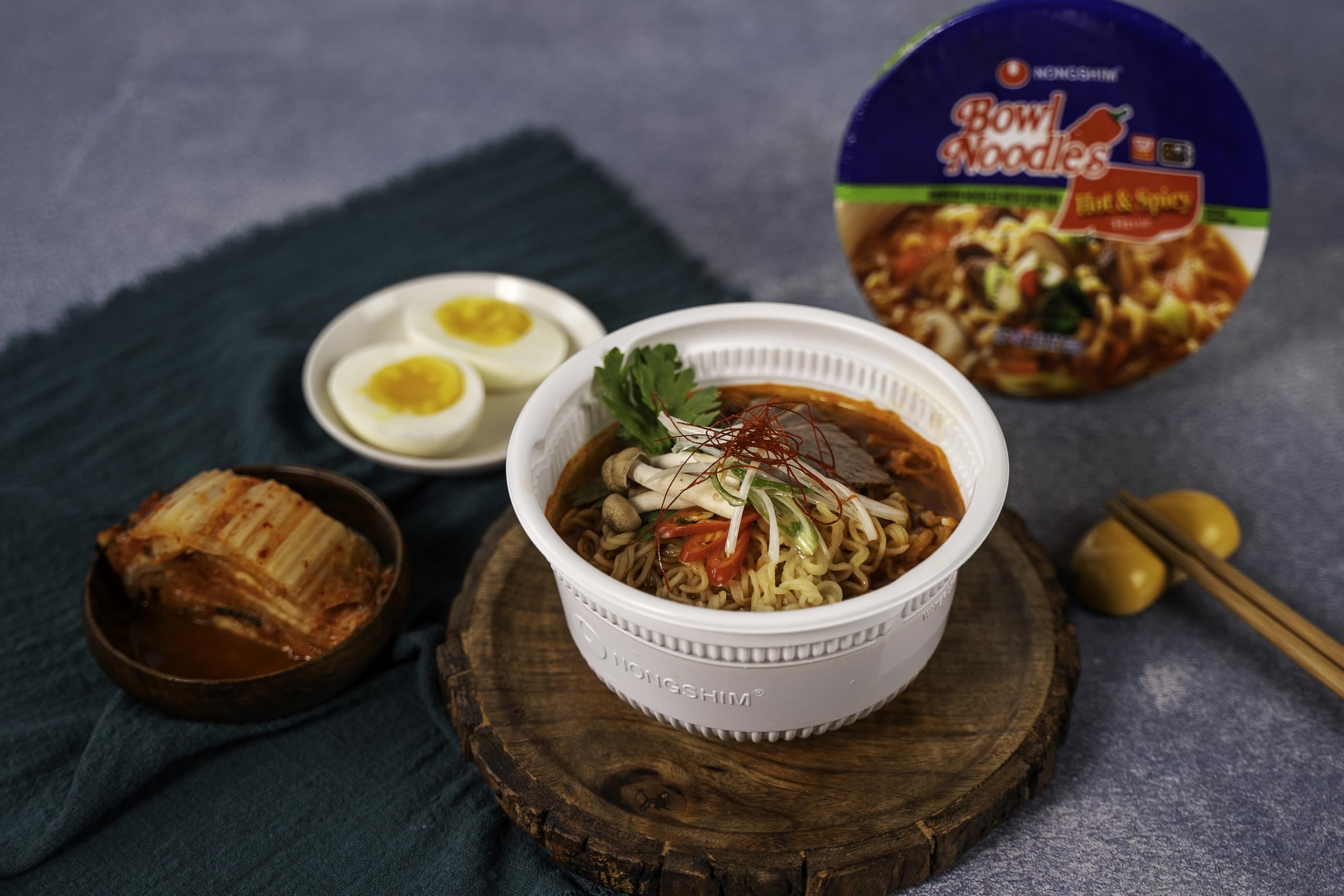 Nongshim six-pack ramen noodles box for pantry-friendly servings