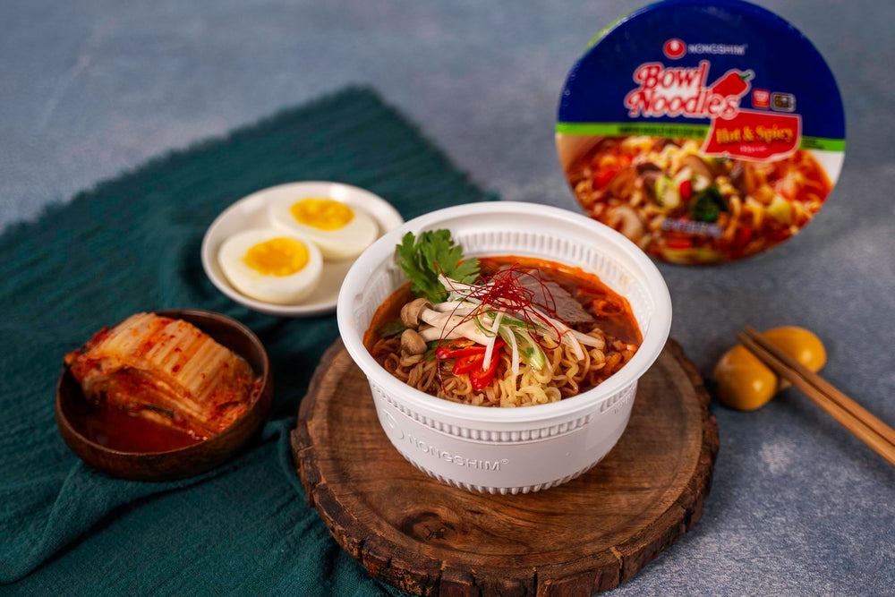 Nongshim six-pack ramen noodles box for pantry-friendly servings