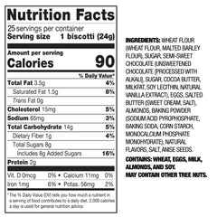 Nonni's biscotti individually wrapped highlights freshness and on-the-go enjoyment.