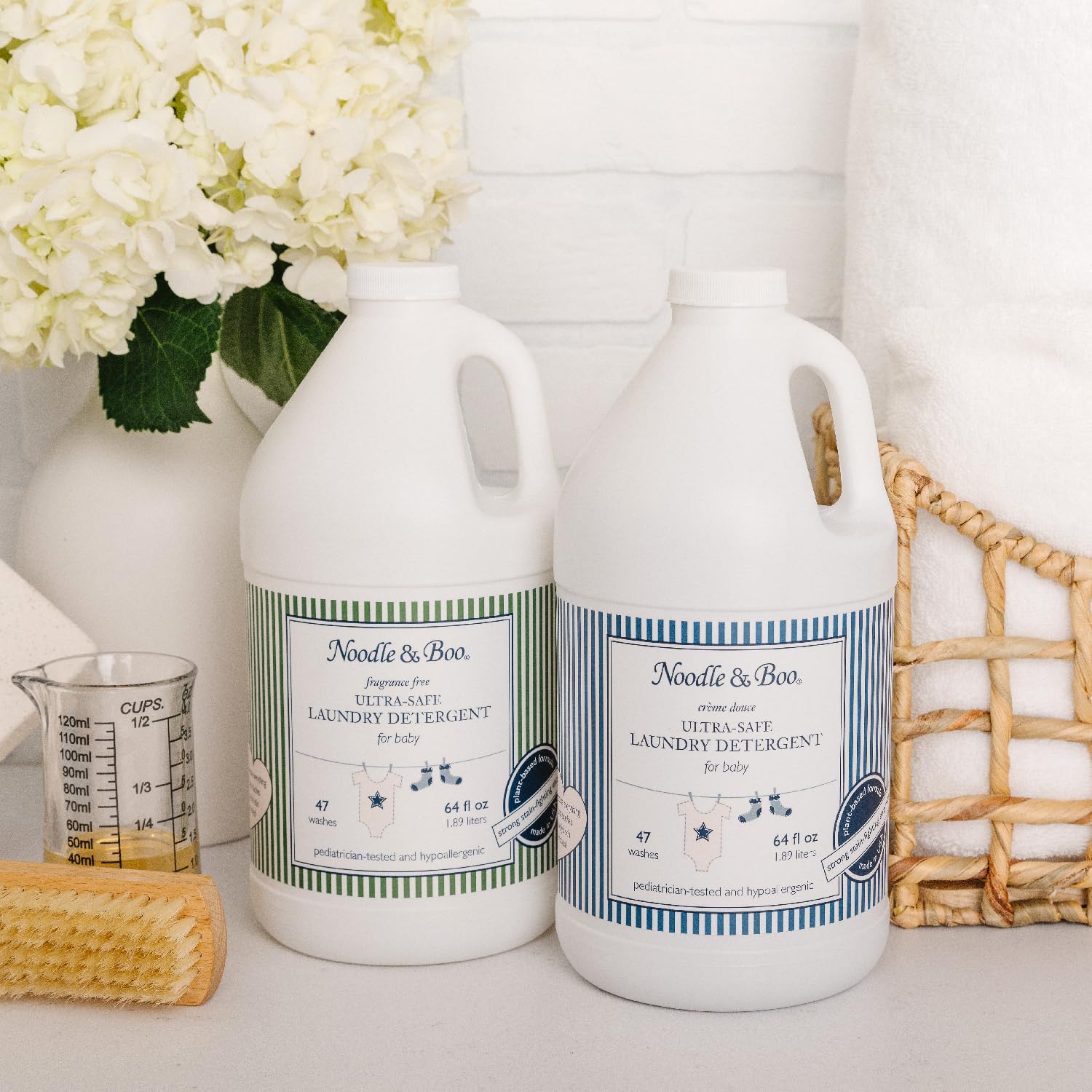Noodle & Boo concentrated formula communicates up to 32 washes per bottle.