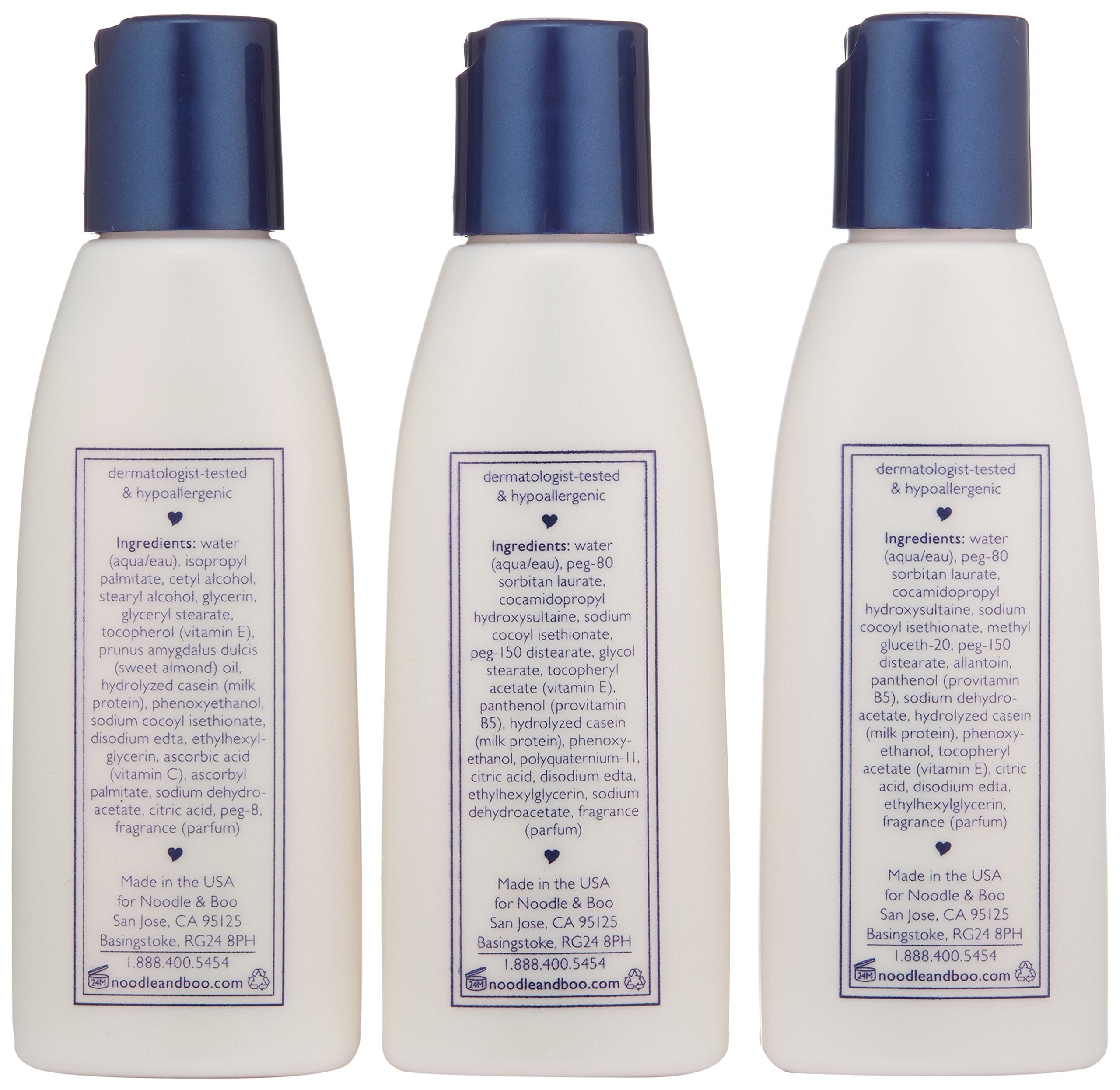 Noodle & Boo Body Wash bubbles on skin for gentle cleansing