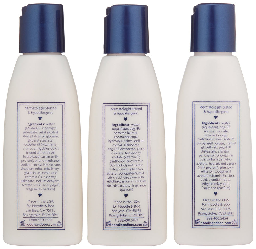 Noodle & Boo Body Wash bubbles on skin for gentle cleansing