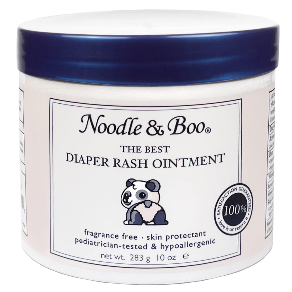 Noodle & Boo diaper rash ointment tube ready for everyday use.