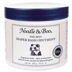 Noodle & Boo diaper rash ointment tube ready for everyday use.