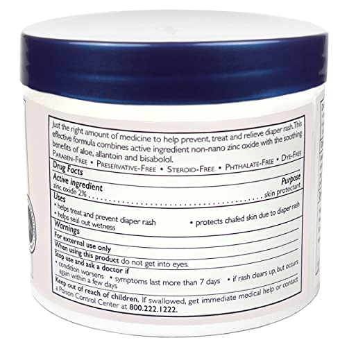 Close-up of non-nano zinc oxide in Noodle & Boo diaper rash ointment.