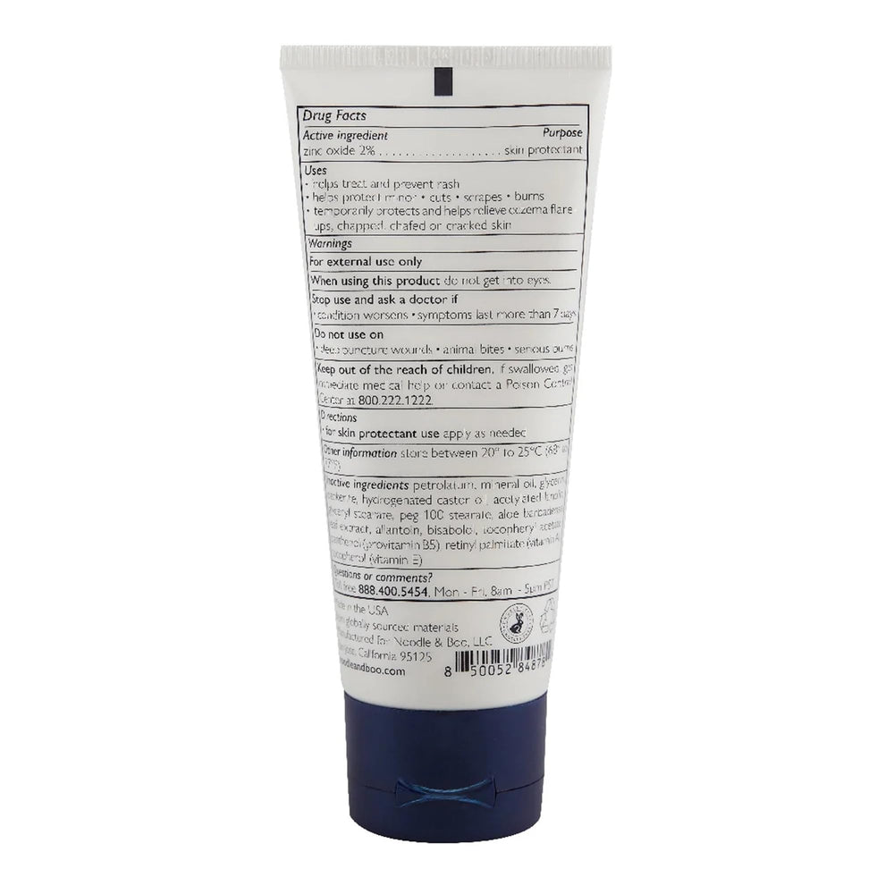 Noodle & Boo ointment being applied to diaper area for gentle rash relief.