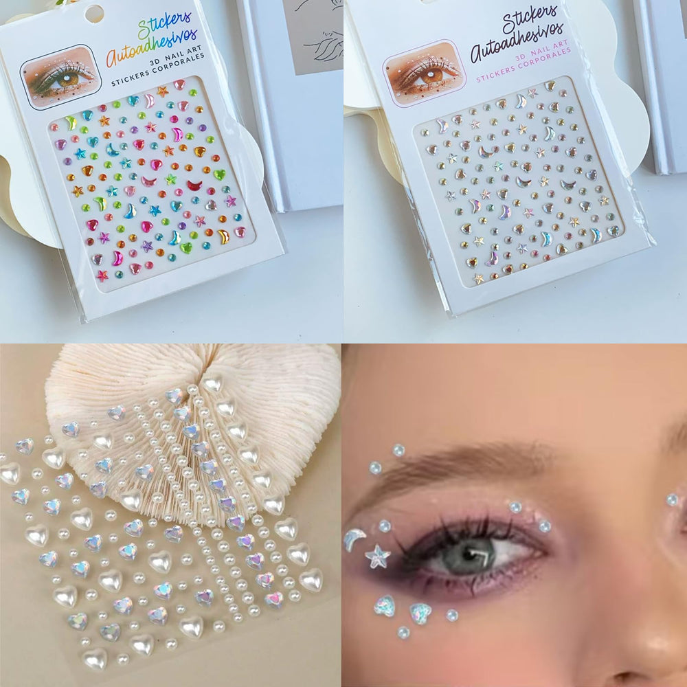 Nooepc eye jewels adhesive for safe, mess-free eye accents.