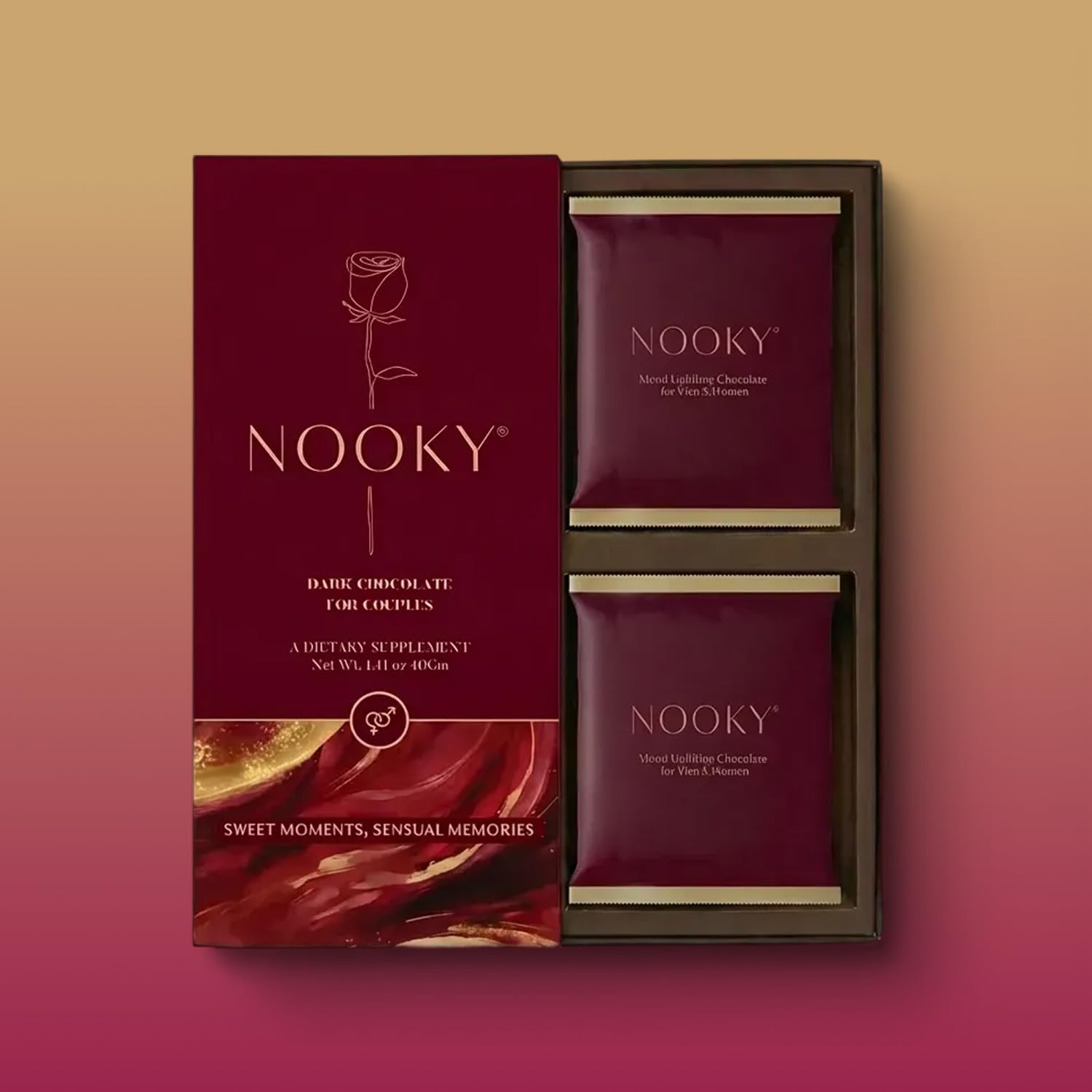Nooky Elegant Gift Box concept for couples and occasions.