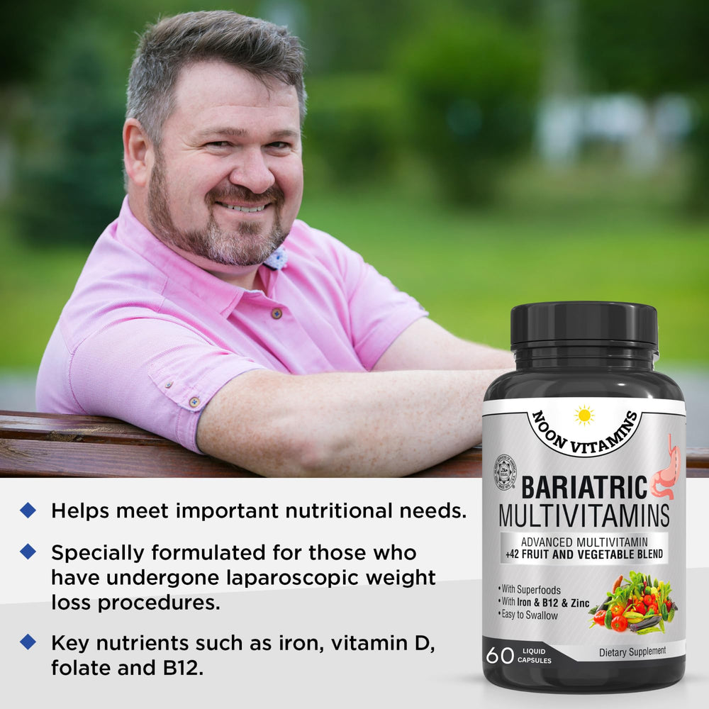 Bottle highlights iron and vitamin D for supporting blood transport and bone health.