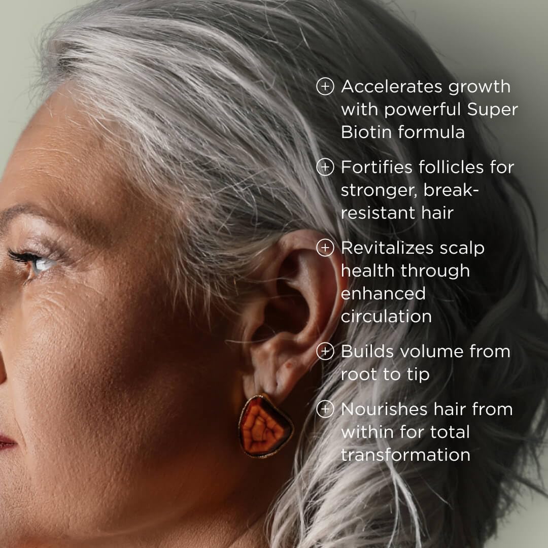 NOOR HAIR regrowth-progress illustration suggests potential improvements over time.