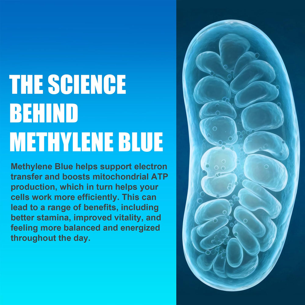 Nootlyn Methylene Blue Drops bottle in protective packaging preserves freshness.