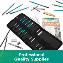 Norberg & Linden XL drawing set accessories help clean up and refine your artwork