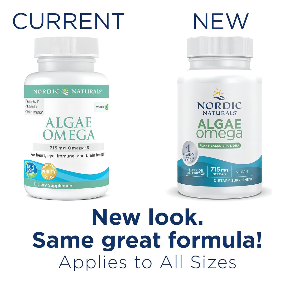 Nordic Naturals Algae Omega 30-serving bottle for convenient supplementation