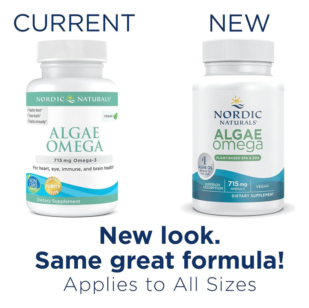 Nordic Naturals Algae Omega 30-serving bottle for convenient supplementation