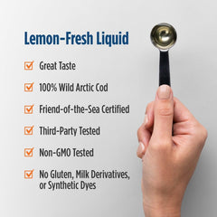 Lemon-flavored Arctic-D bottle with minimal aftertaste