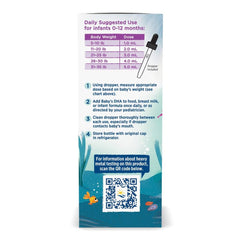 Nordic Naturals Baby’s DHA non-GMO label emphasizes clean ingredients and quality.