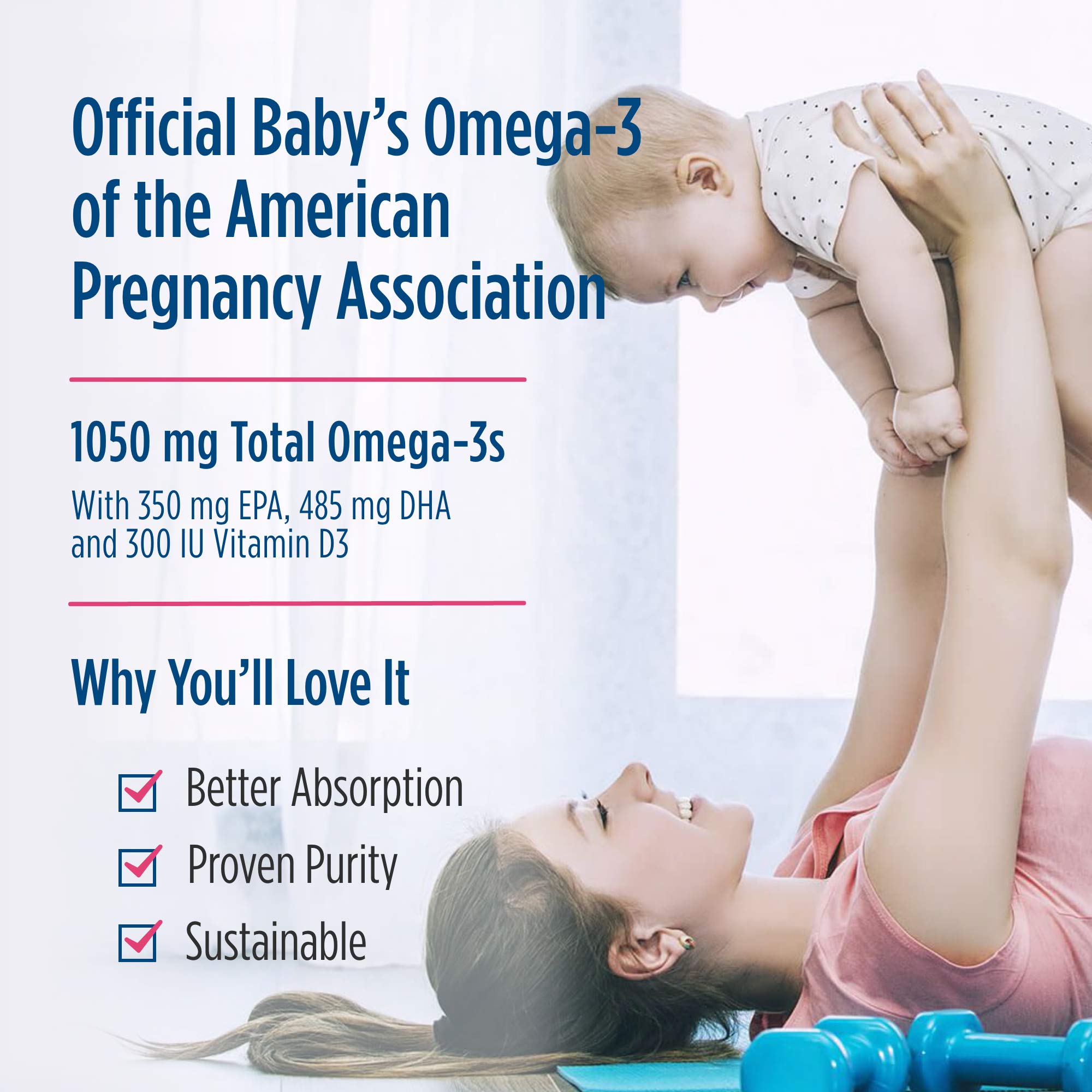 Nordic Naturals Baby’s DHA packaging showcases sustainability and trusted formulation.
