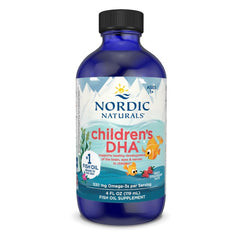 Nordic Naturals Children's DHA strawberry bottle for kids' omega-3 routine and focus