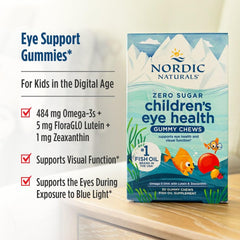 On-the-go Nordic Naturals Children’s Eye Health Gummies single-serve pack
