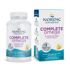 Nordic Naturals Complete Omega lemon bottle ready for daily omega-3 routine.