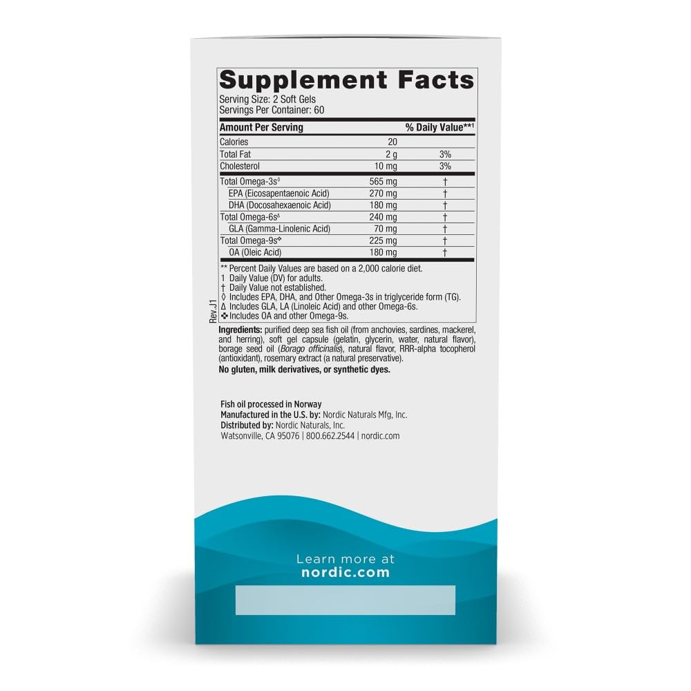 Nordic Naturals Complete Omega lemon softgels close-up for easy ingestion.