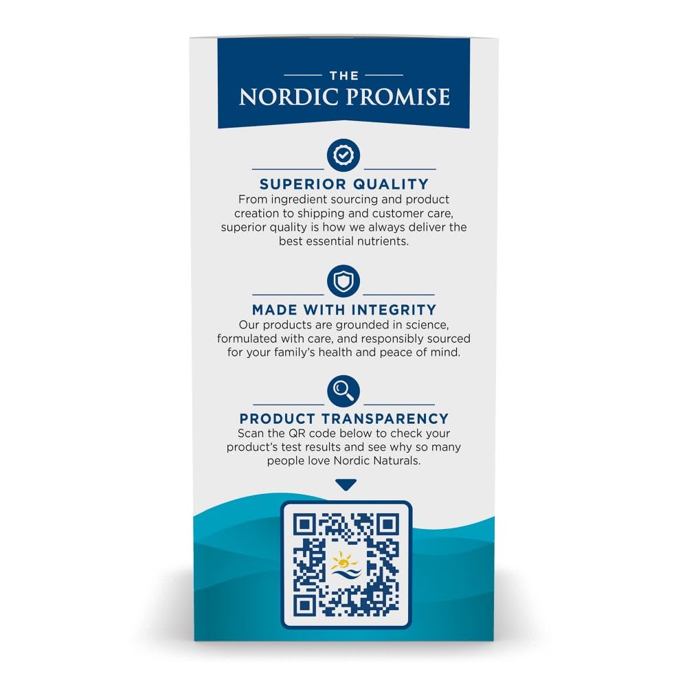 Nordic Naturals DHA Strawberry non-GMO seal highlights product integrity