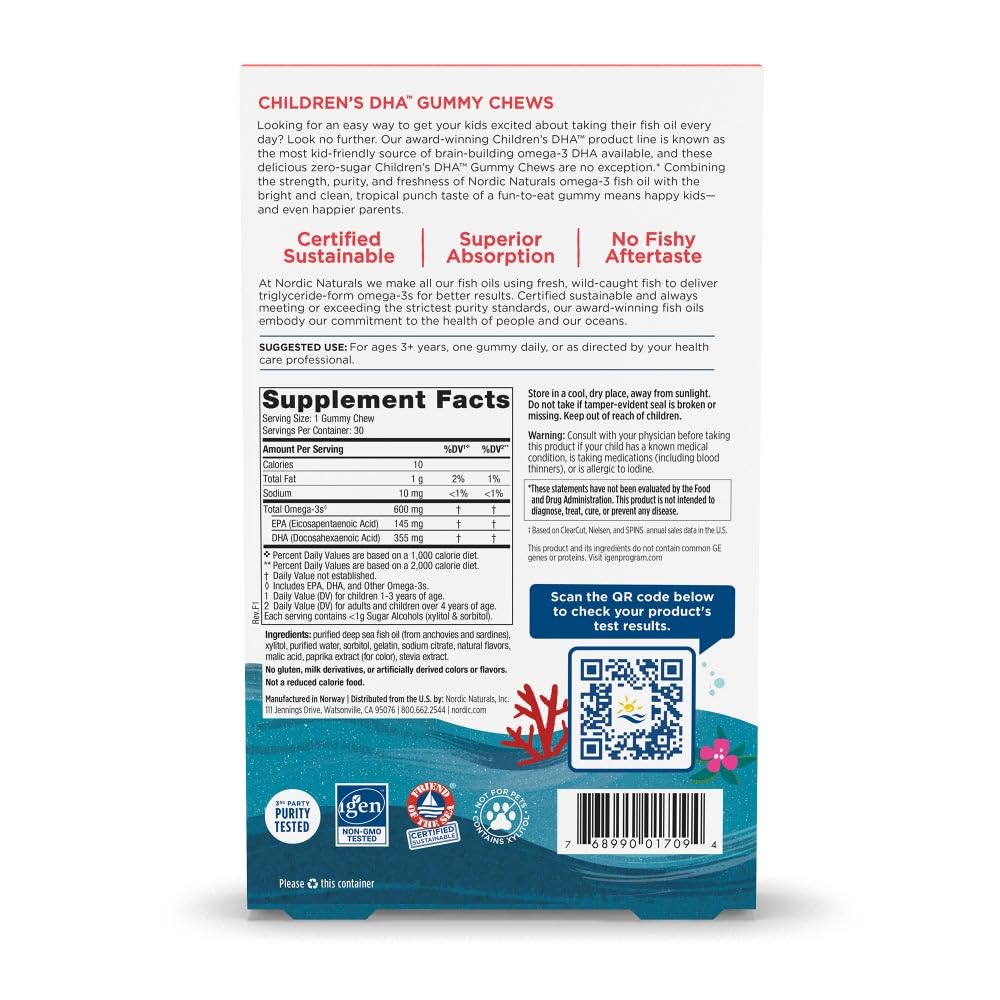 Nordic Naturals 600 mg omega-3s per serving on packaging