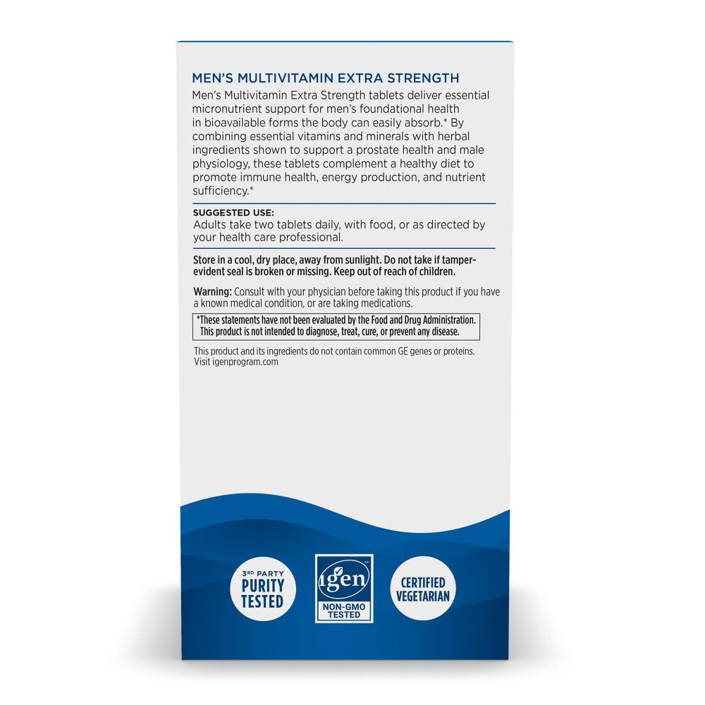 Nordic Naturals Men’s Multivitamin Extra Strength pill closeup suggests high-absorption blend.