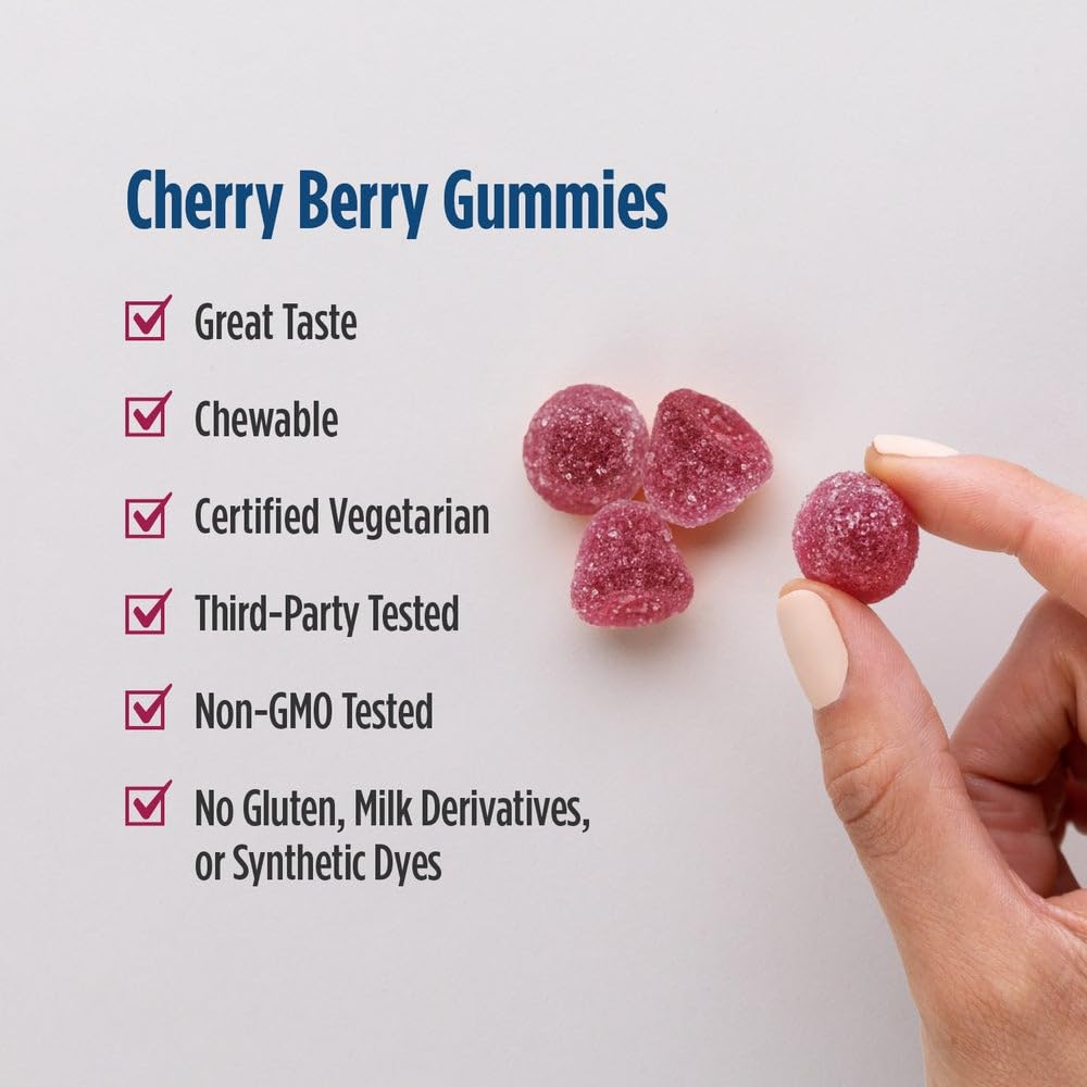 Nordic Naturals Nordic Berries nutrition label with nutrients listed.