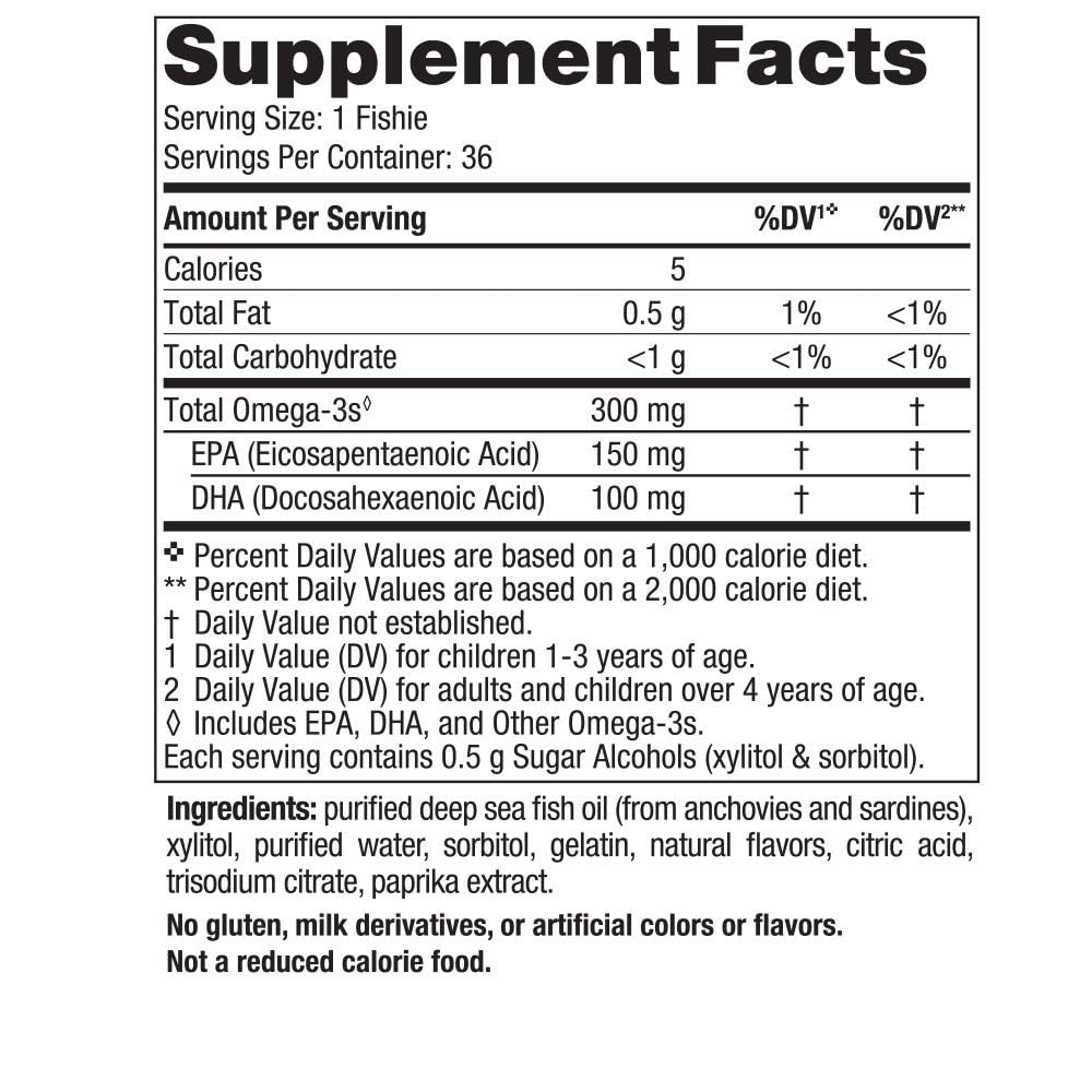 Nordic Naturals Omega-3 Fishies foil packs enabling easy on-the-go dosing