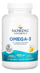 Detail of Nordic Naturals label with non-GMO seal.