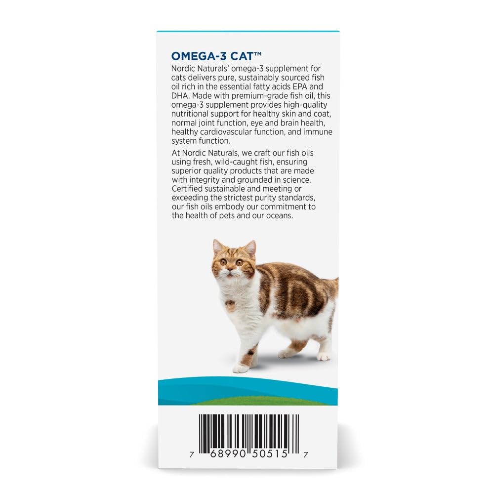 Nordic Naturals Omega-3 Cat dosing spoon helps precise servings