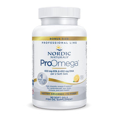Nordic Naturals ProOmega lemon bottle for convenient daily omega-3 support