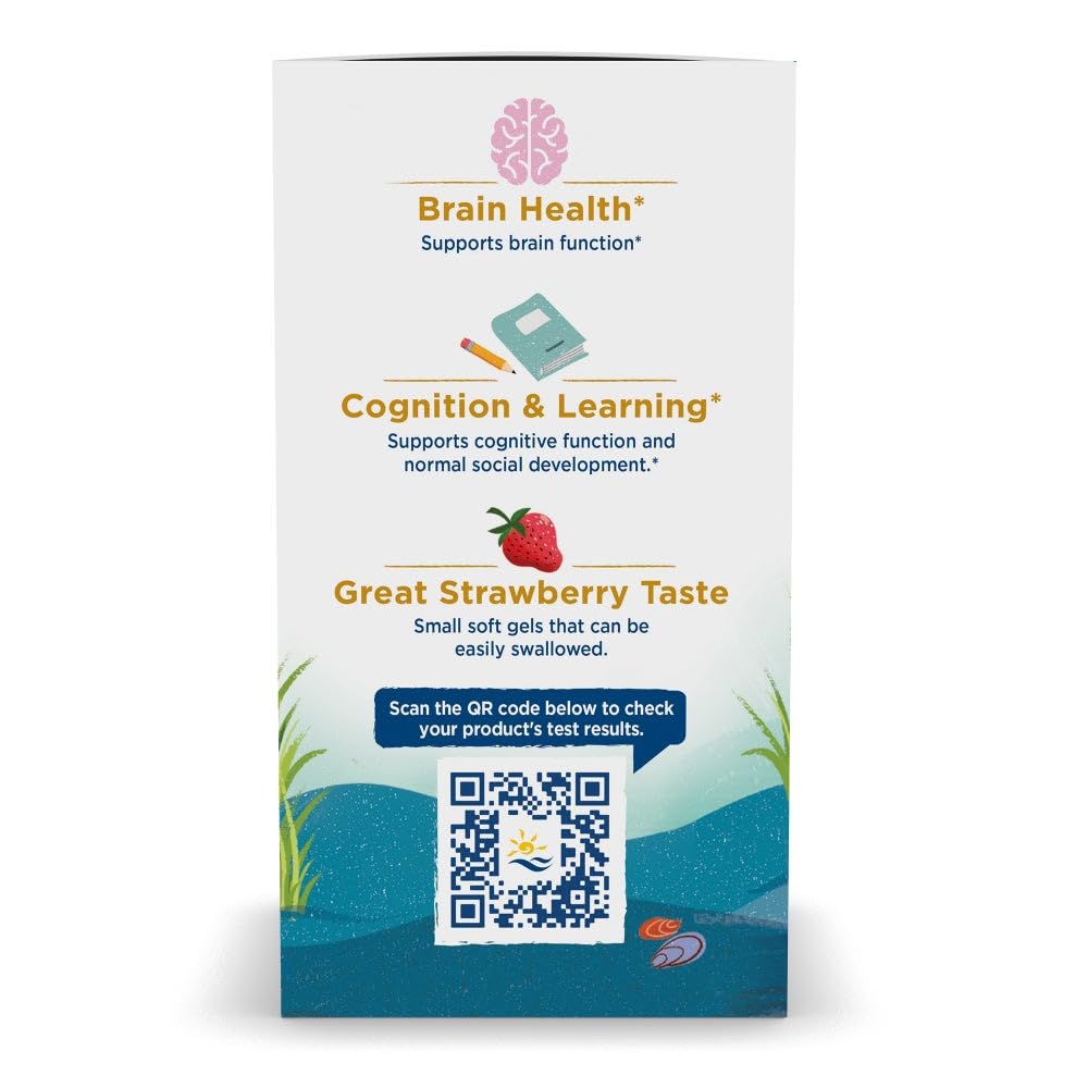 Texture of Nordic Naturals Ultimate Omega 2x Teen strawberry gels suggesting easy swallow
